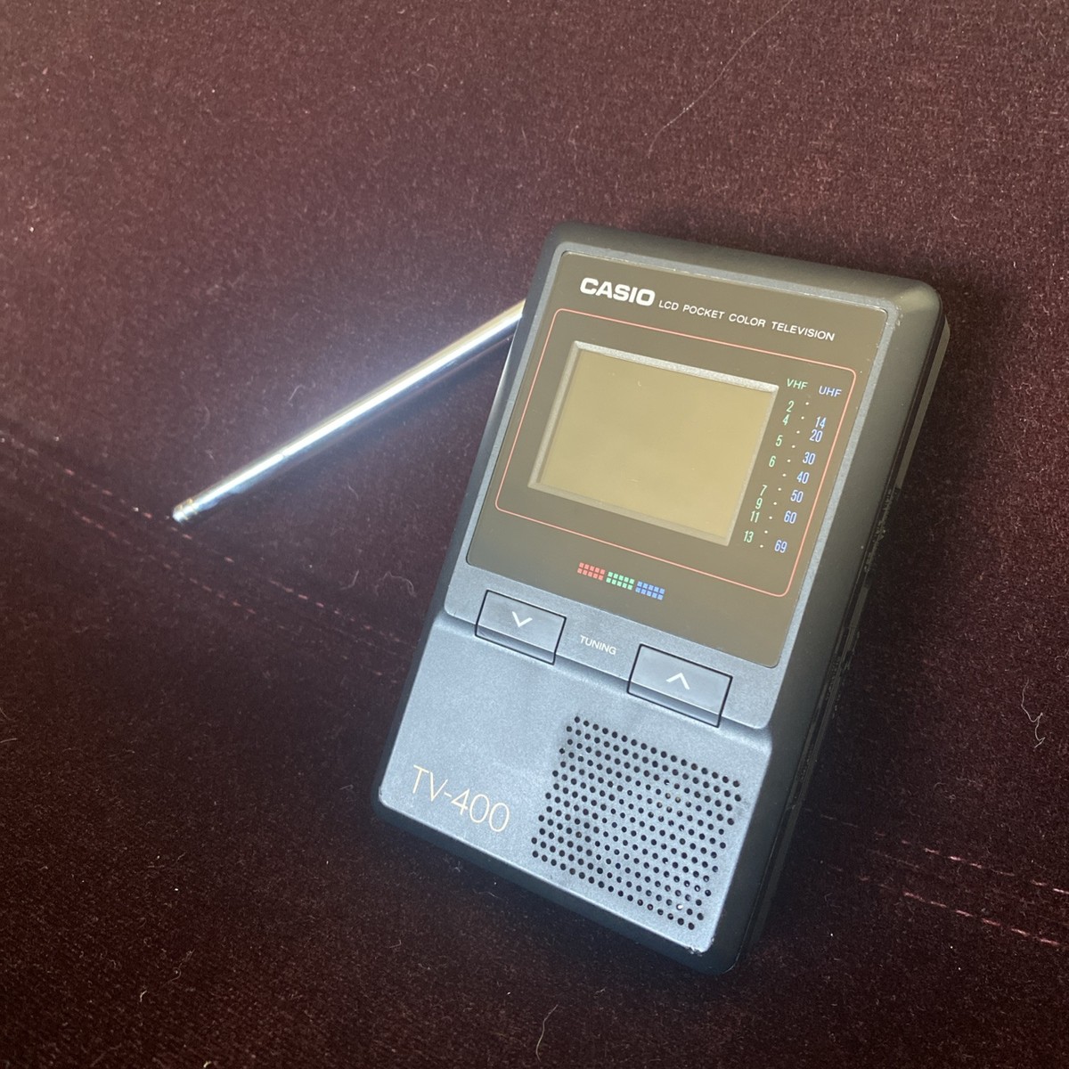 Vintage CASIO LCD Pocket Color Television TV- 400 | eBay