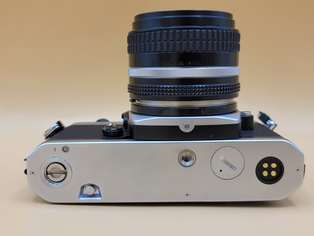 NIKON FM2 Sliver W/Nikon nikkor 50mm 1:1.4 Lens **PLEASE READ