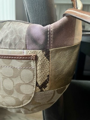 Vintage. Coach Patchwork Hobo Shoulder Bag | eBay