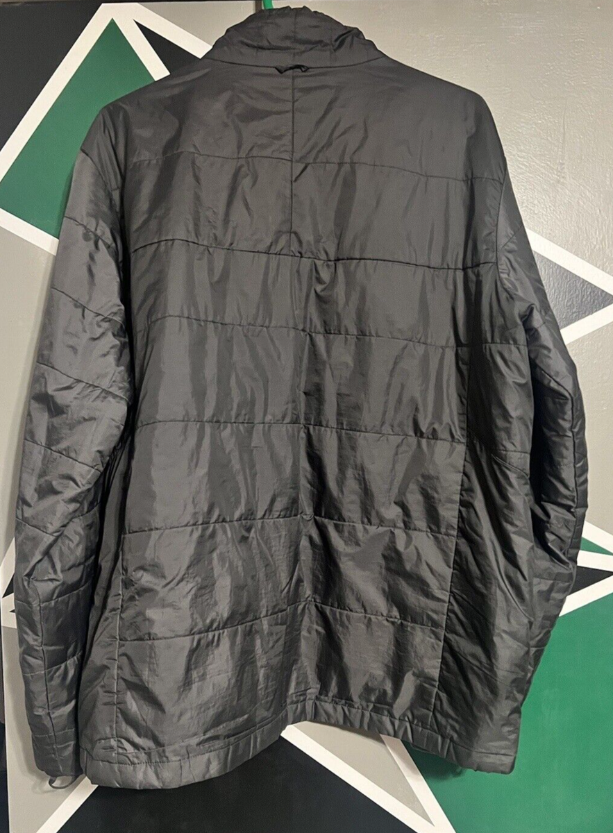 Patagonia Down Zip Up Jacket Stealth Gray Full Zip Puffer Down