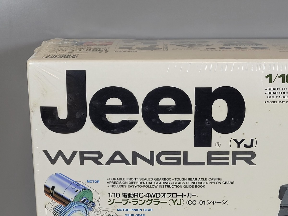 New Tamiya R/C 1/10 Jeep Wrangler 4WD CC01 Chassis with 