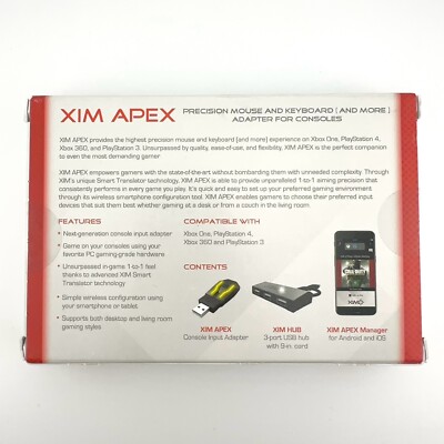 NEW XIM APEX PS4 Mouse & Keyboard Adapter Converter For Xbox One