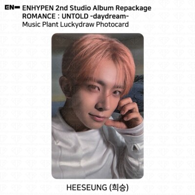 Enhypen Repackage ROMANCE:UNTOLD Daydream Music Plant Lucky Draw