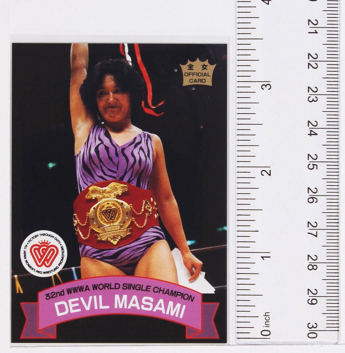 DEVIL MASAMI (32nd) - All Japan Women Pro-Wrestling official card