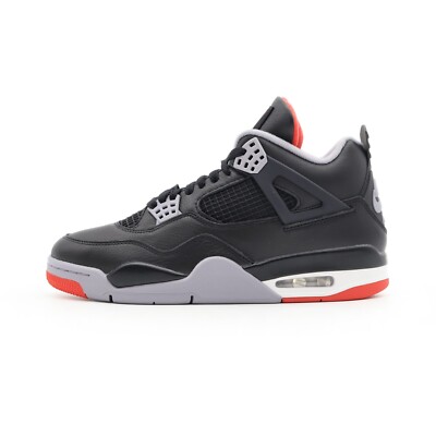 FV5029-006 Nike Air Jordan 4 Retro Bred Reimagined Cement Grey Red
