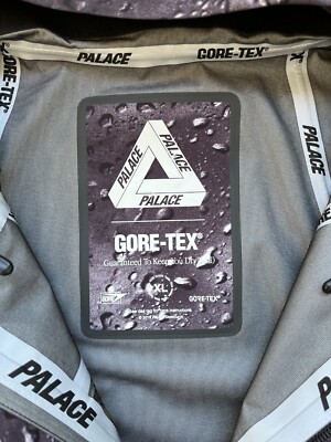 Palace Gore-Tex Palex Jacket Black Rain Size XL FW19 | eBay