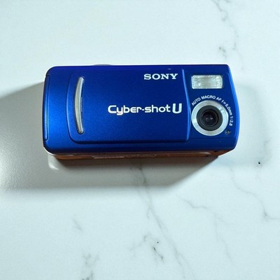 Sony Cyber-shot U DSC-U20 Blue 2MP Compact Digital Camera Vintage
