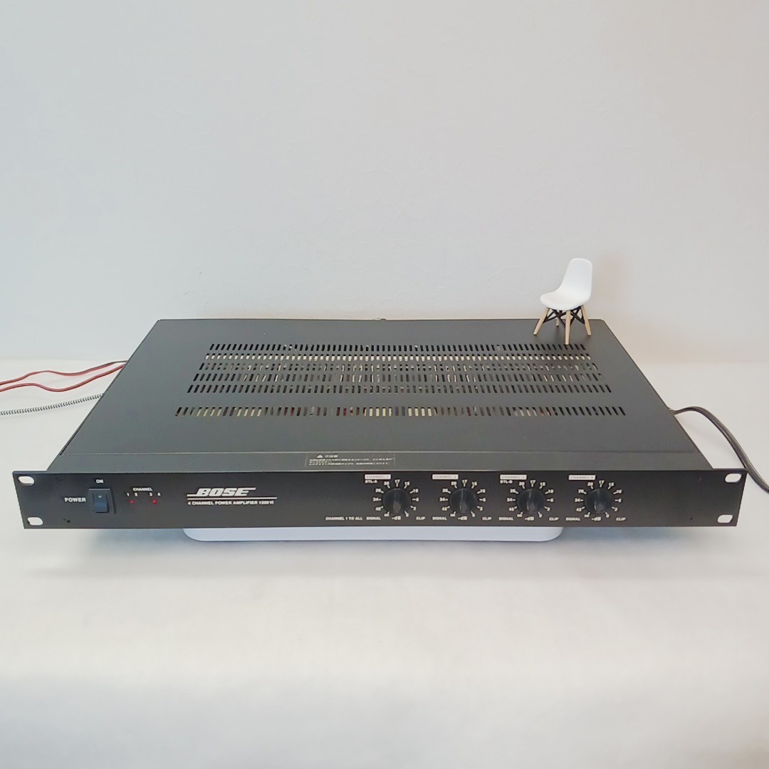 Bose 1200 VI Professional Power Amplifier 4 Channel 1U Rack Mount