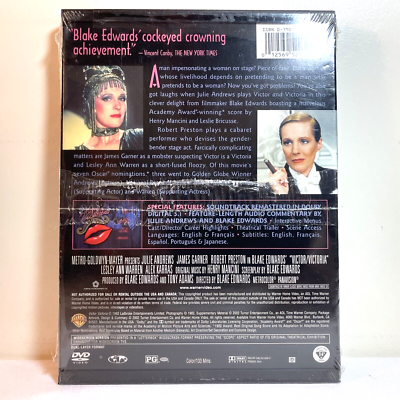 VICTOR/VICTORIA (1982) DVD Julie Andrews, James Garner- Comedy