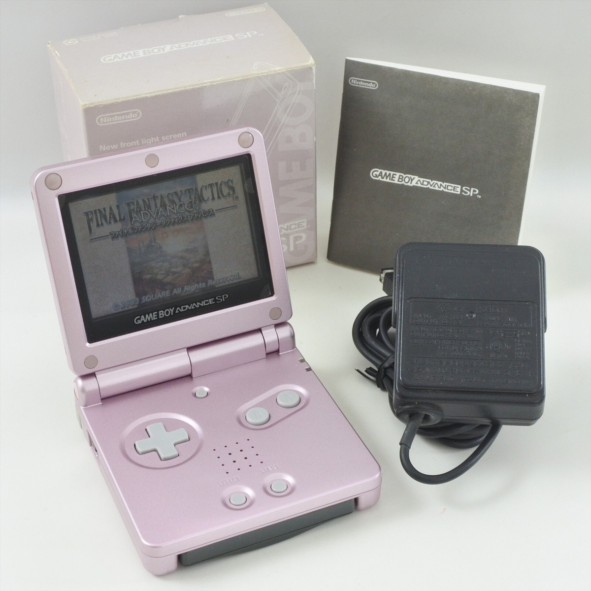 Gameboy Advance SP Console Pearl Pink Boxed AGS-001 Nintendo