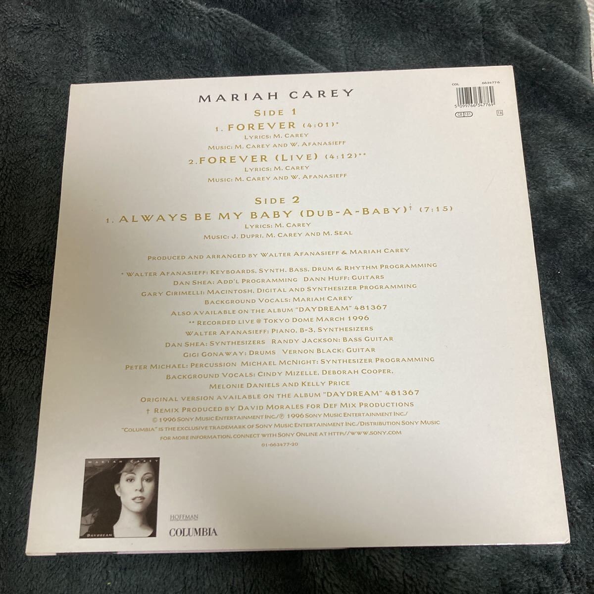 Mariah Carey / Forever 1996 EU Original Vinyl Always Be My Baby