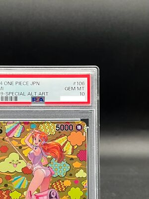 PSA 10 Nami SR-SPC OP08-106 Emperors in the New World ONE PIECE