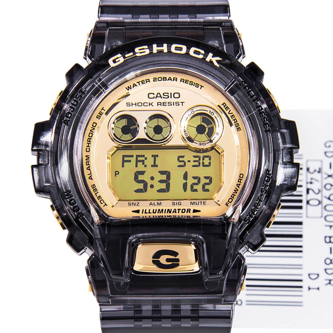 Casio GD-X6900FB-8 G-Shock Xlarge Metallic Plating Dail Men's