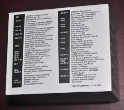 Decca Sound: The Piano Edition, Limited 55 CD box set in mini-LP