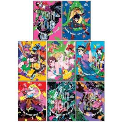 Zom 100 Bucket List of the Dead Volume 1-8 Books Collection Set By