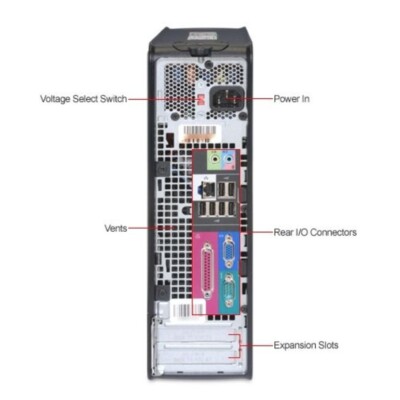 Dell Optiplex 755 SFF 4GB RAM 1TB SSD Windows XP Pro SP3 32Bit