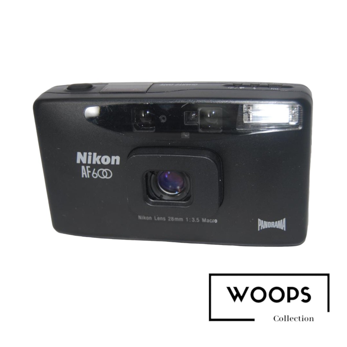 Nikon AF600 Panorama Black 35mm Point & Shoot Film Camera | eBay
