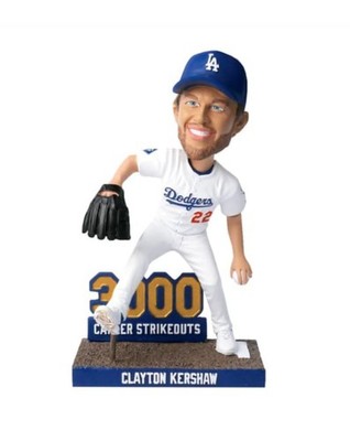 CLAYTON KERSHAW 3000奪三振 ボブルヘッド 👑⚾️ Clayton Kershaw