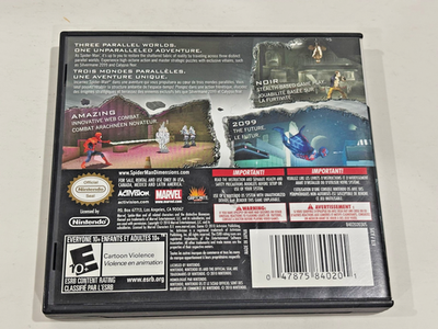 Nintendo DS Game - Spider-Man Shattered Dimensions - CIB! | eBay