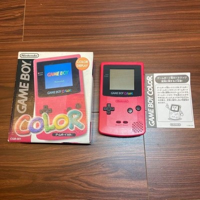 Nintendo Game Boy Color Launch Edition Berry Handheld System for