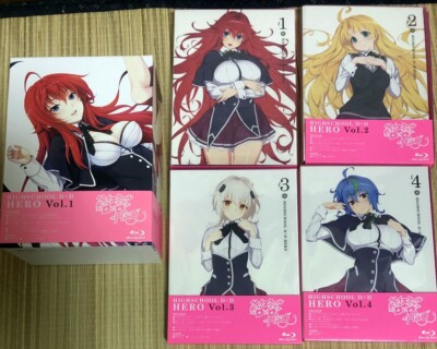 High School DxD HERO Vol.1~4 First Limited Edition Blu-ray Box