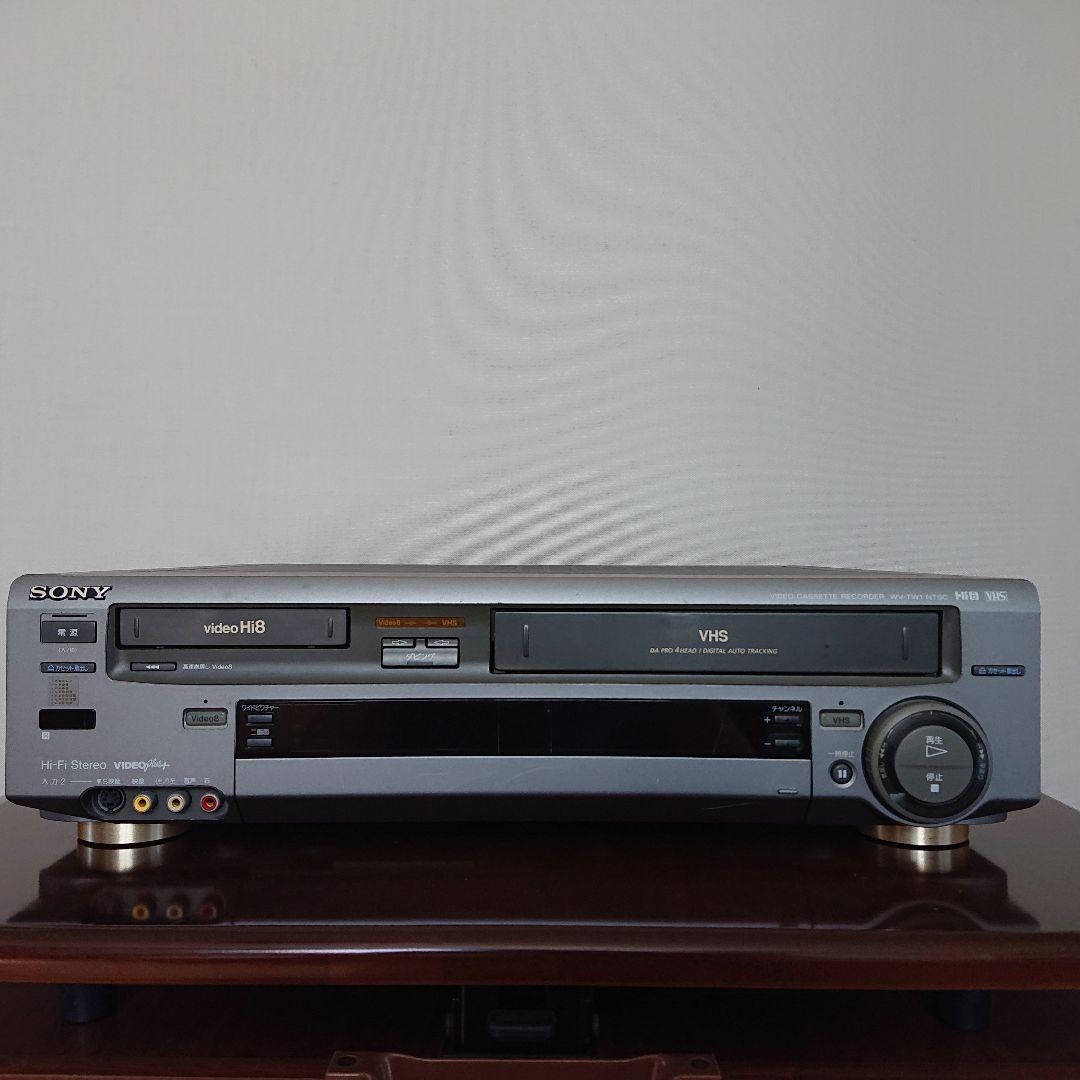 SONY WV-TW1 Hi8 8mm VHS VCR Video Deck Player 100V | eBay
