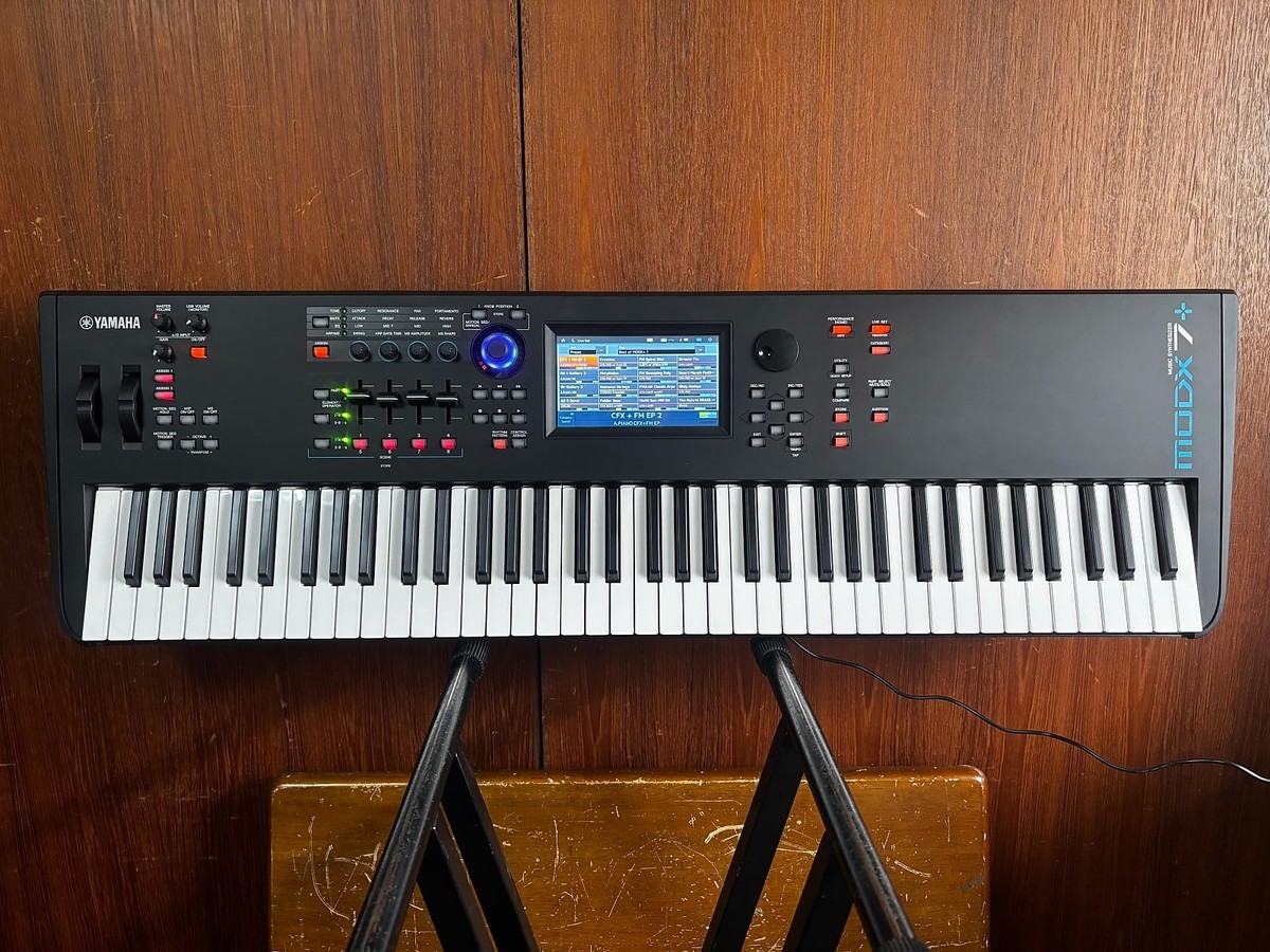Yamaha MODX7+ 76 Semi-weighted Key Synthesizer w/ gig bag | eBay