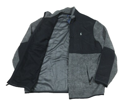 Polo Ralph Lauren Men's Stadium Grey Heather Colorblock Hybrid