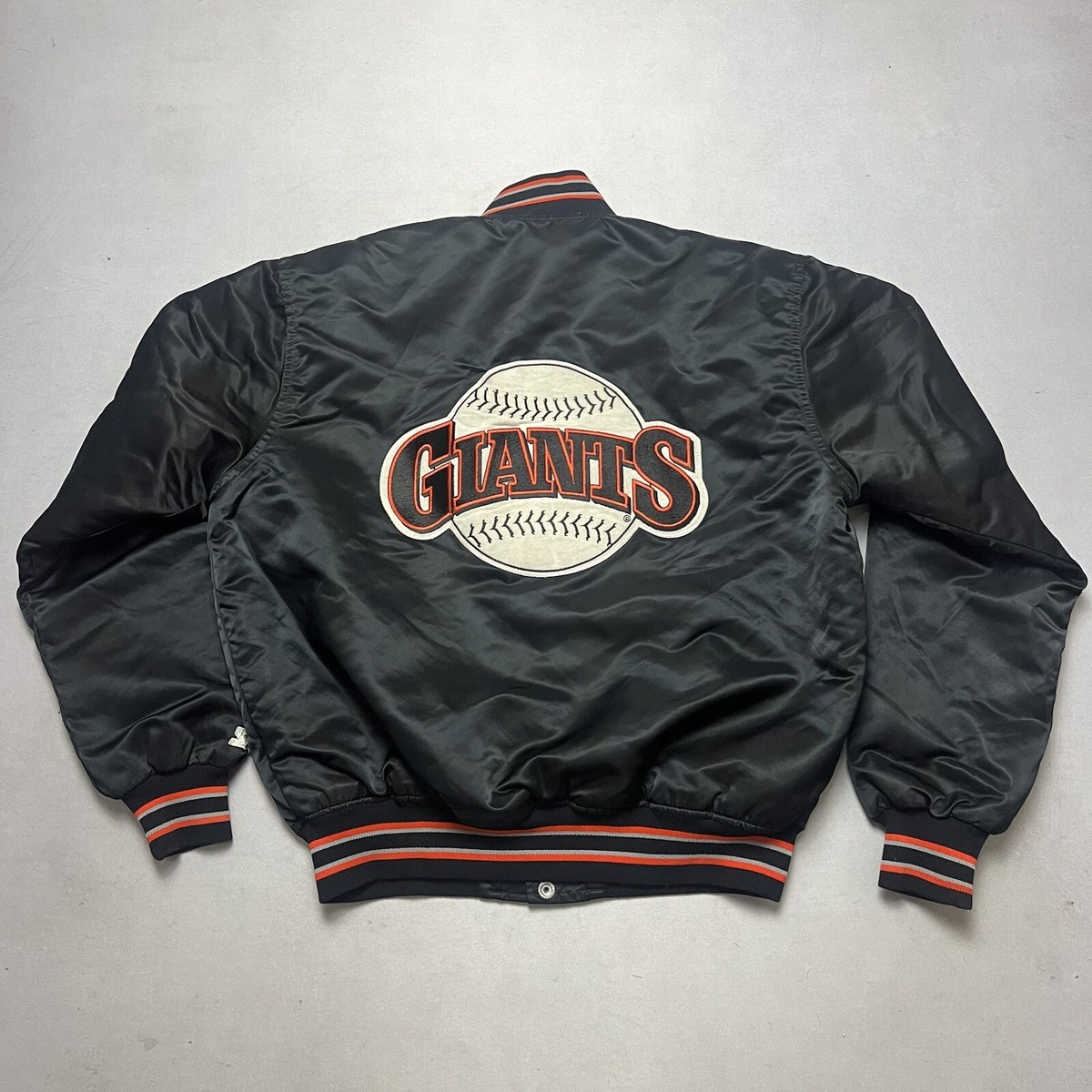 Vintage 80s San Francisco Giants Starter Diamond Collection Satin