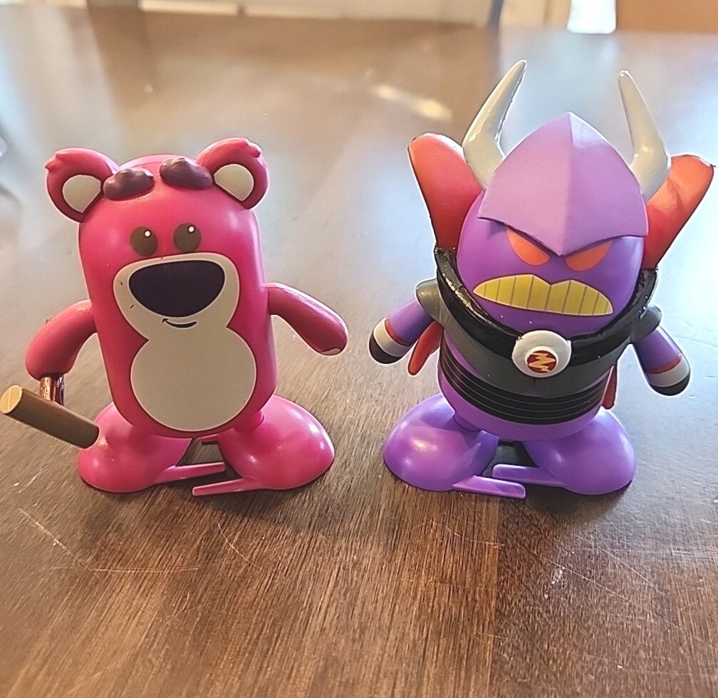 Disney Toy Story 2 &3 Shufflerz EMPEROR ZURG & Lotso Bear Walking
