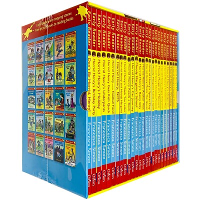 Horrid Henry Early Reader Set 25 Books Collection Box Set by