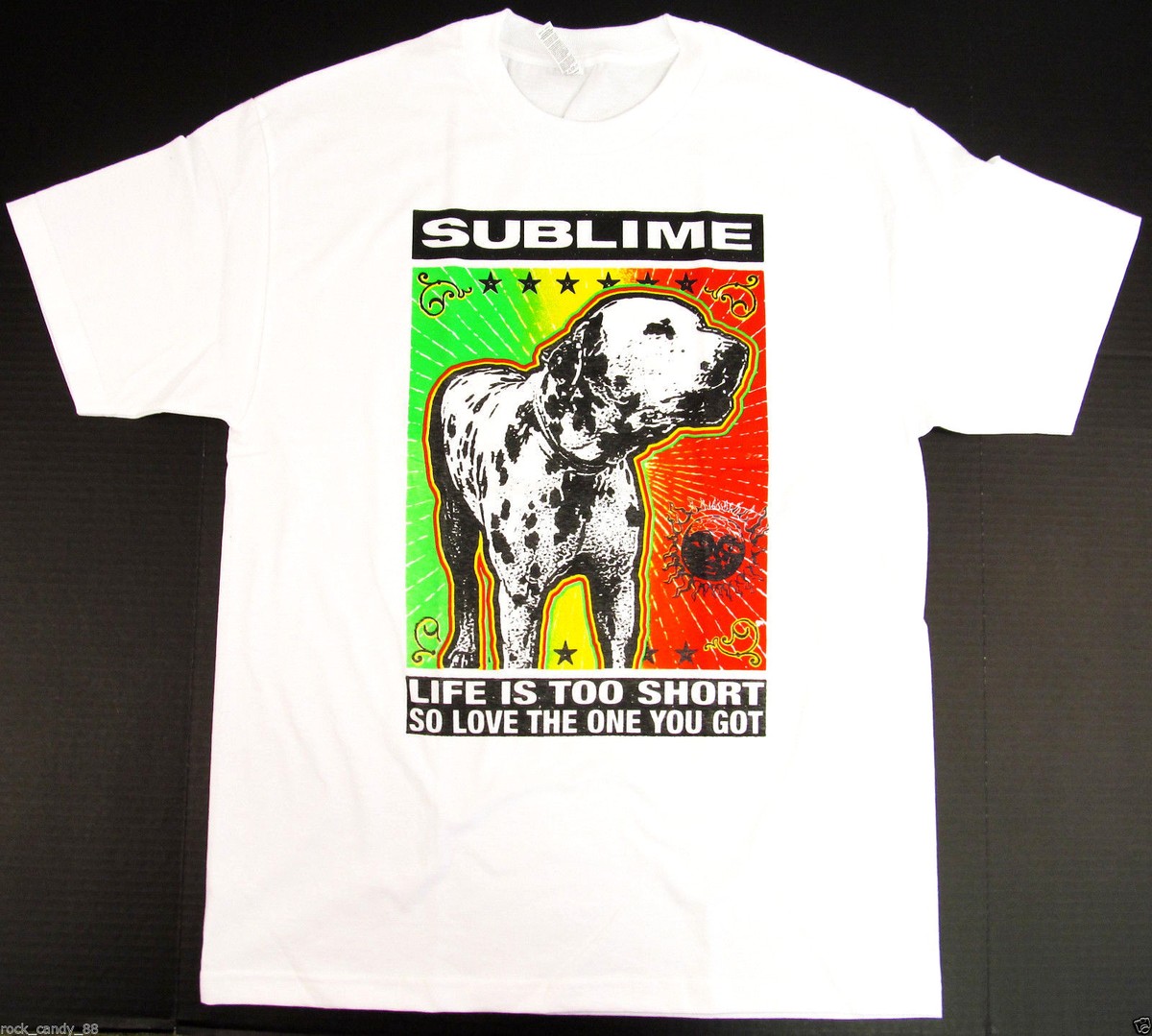 SUBLIME LOU DOG T-shirt LBC Long Beach Cali Ska Punk Tee Adult S