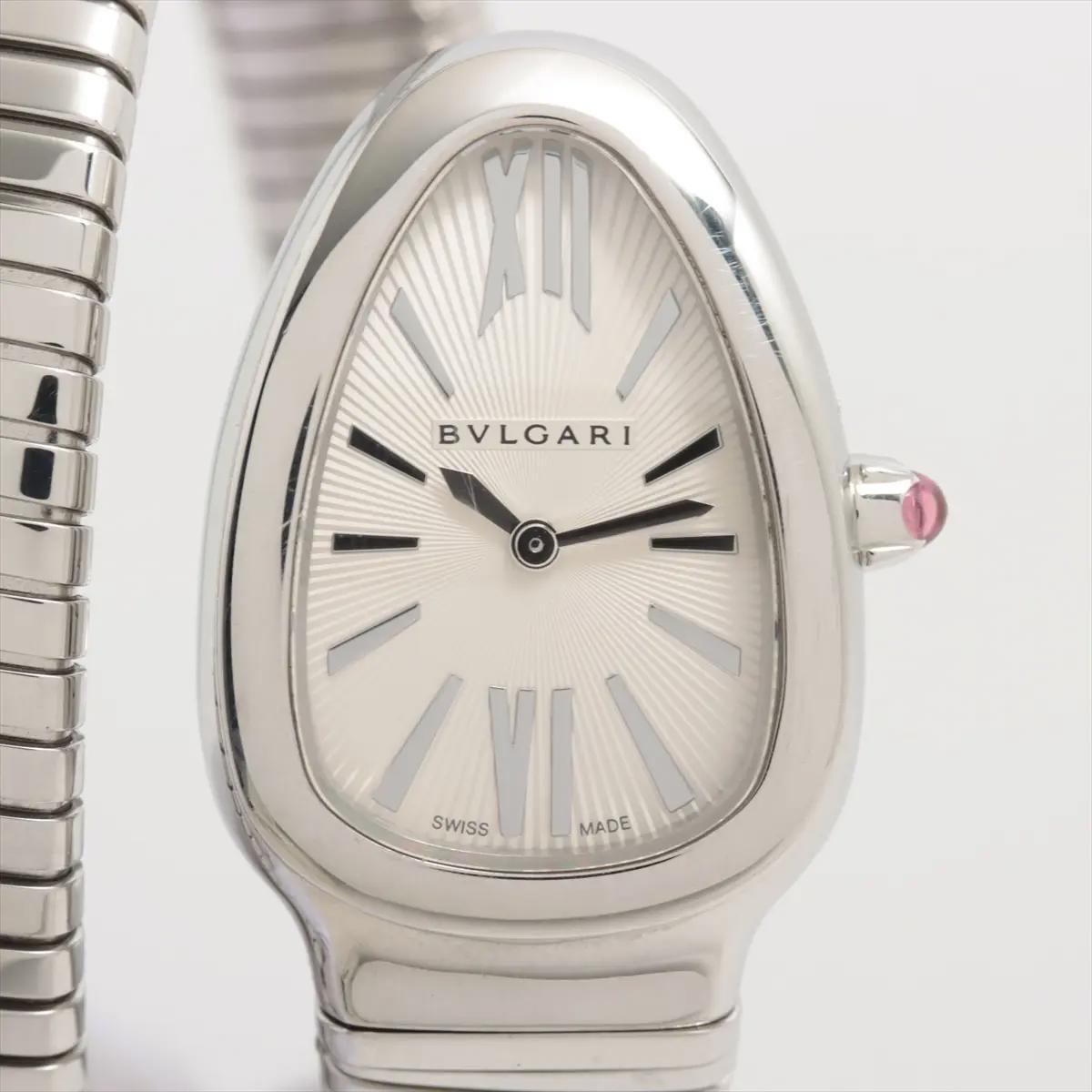 Bvlgari Serpenti SP35S Tubogas Watch Single Spiral Quartz Watch