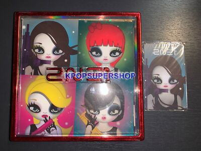 2NE1 2nd Mini Album EP CD Good Rare OOP Sandara Park Family Card