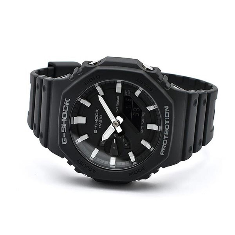 CASIO G-SHOCK GA-2100-1AJF Black Carbon Core Analog Digital Men