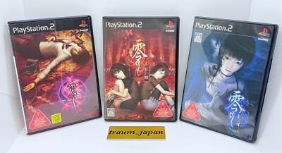 Fatal Frame Zero Crimson Butterfly Japanese Set of 3 PlayStation 2
