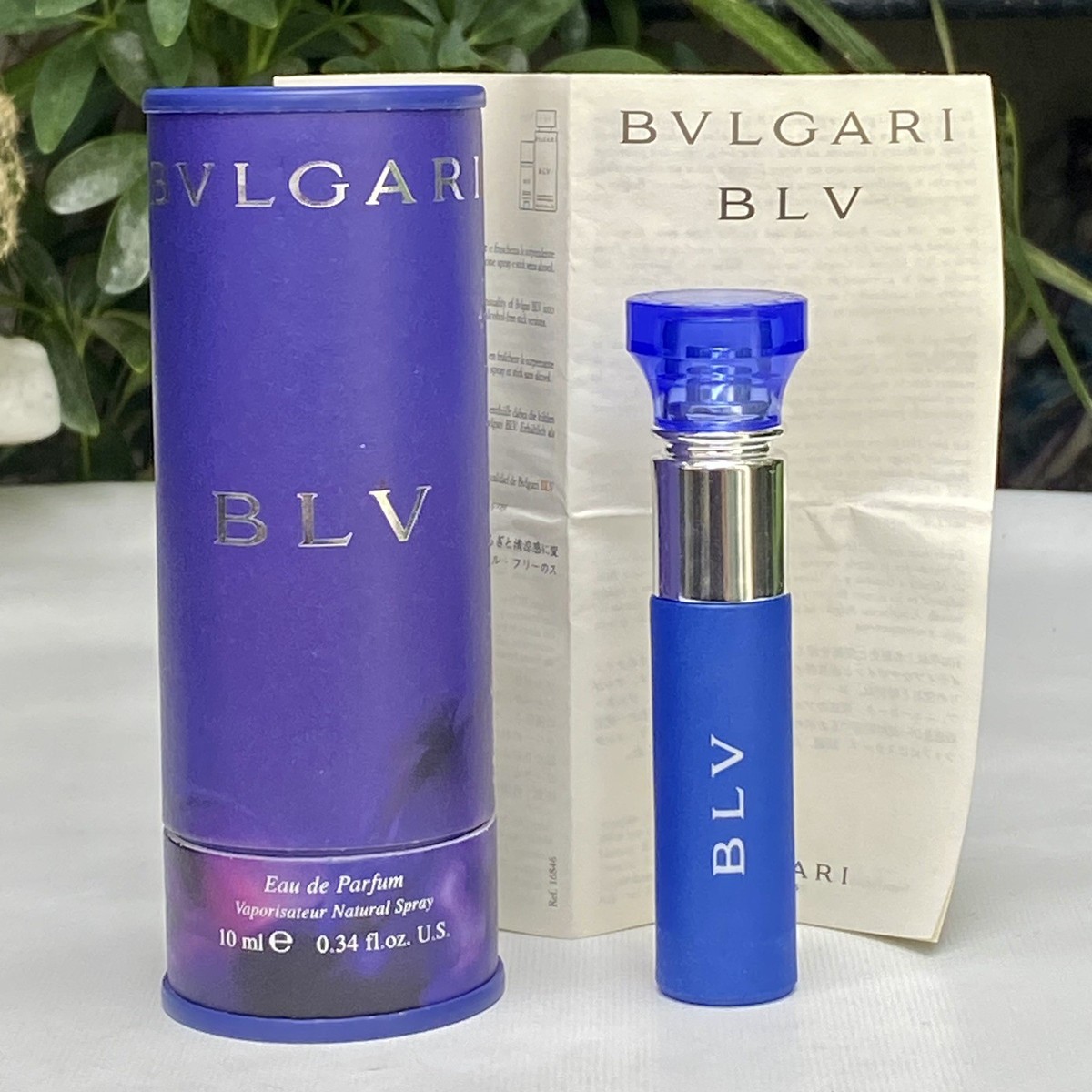 💝Vintage BLV BVLGARI Femme Women EDP .34oz Mini Perfume Spray