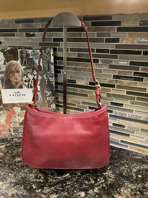 Vintage COACH Girlie Nappa Hobo Lamb Nappa Leather Handbag 8165