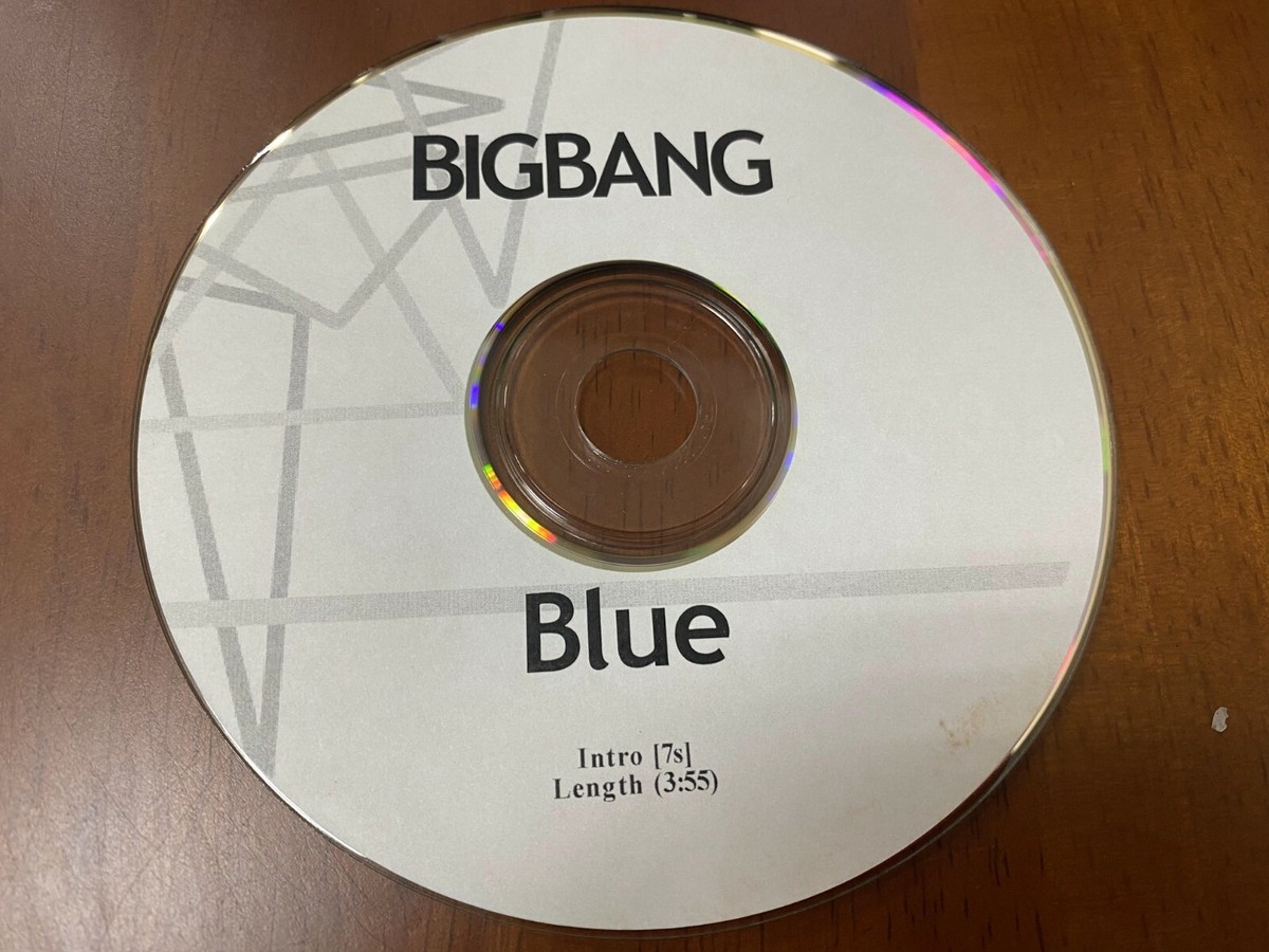 BIGBANG BIG BANG BLUE PROMO CD SINGLE GD G-DRAGON TOP FANTASTIC