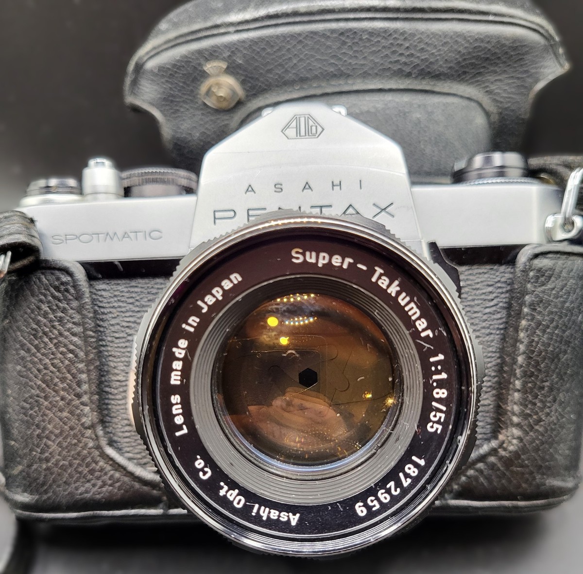 ASAHI PENTAX SPOTMATIC SP & Super Takumar 55mm F1.8 Film Camera