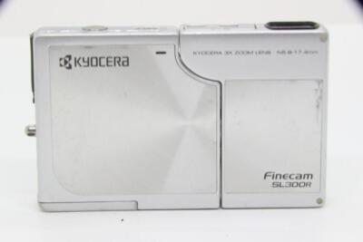 KYOCERA Finecam FINECAM SL300R silver digital camera English