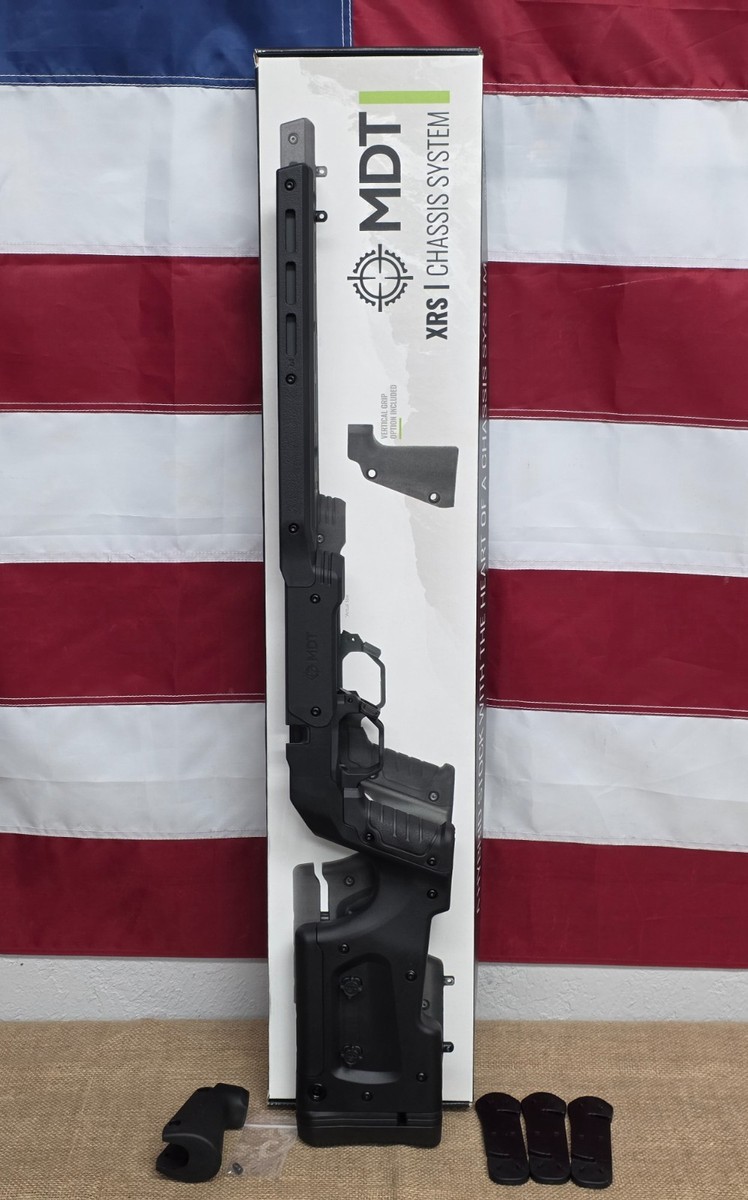 MDT XRS Chassis Remington 700 Short Action [SA/RH], Black - 104691
