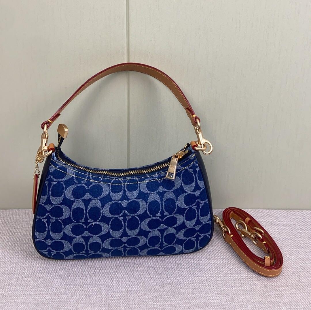 COACH CAF82 Teri Shoulder Bag Signature Denim Women's Bag Outlet
