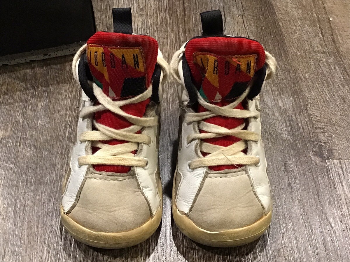 Vintage 1991 Nike Baby Air Jordan Shoes Red White Size 4 IOB | eBay