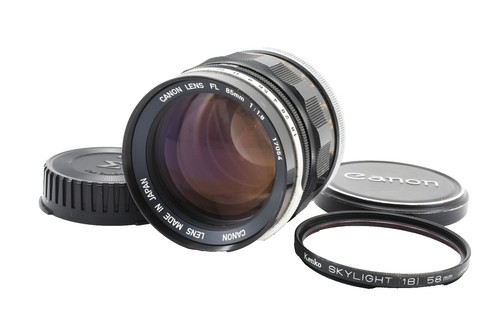 EXC+ RARE Canon Super-Canomatic R 100mm f2 Portrait Lens, Case, FL