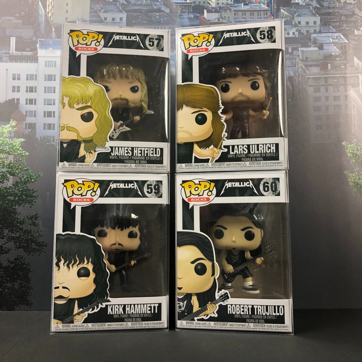 FUNKO POP! ROCKS - METALLICA (SET OF 4) VINLY FIGURES | eBay