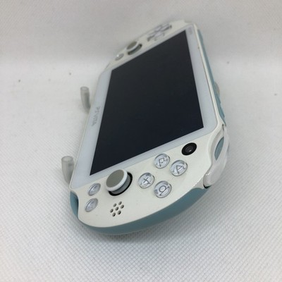SONY PS Vita PCH-2000 Slim Light Blue White Wi-Fi Console Box Used