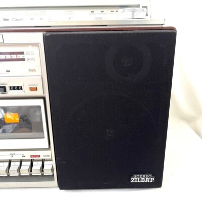 SONY CFS-V8 Luxury Stereo Radio Cassette ZILBA'P Black ZILBAP Good