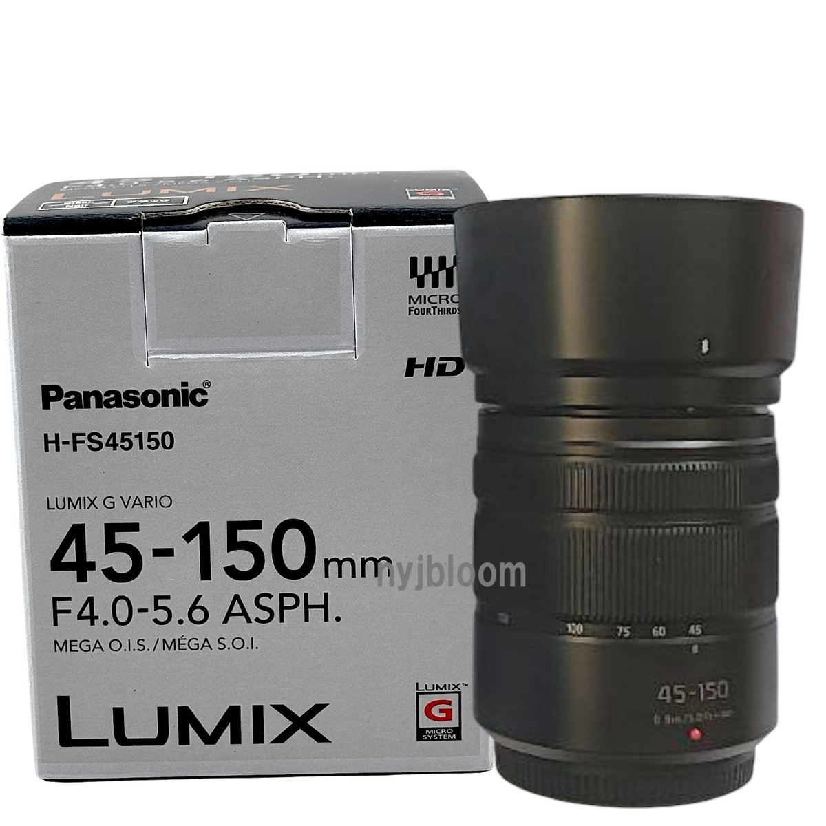 New Panasonic LUMIX G Vario 45-150mm F4-5.6 ASPH. MEGA O.I.S Lens