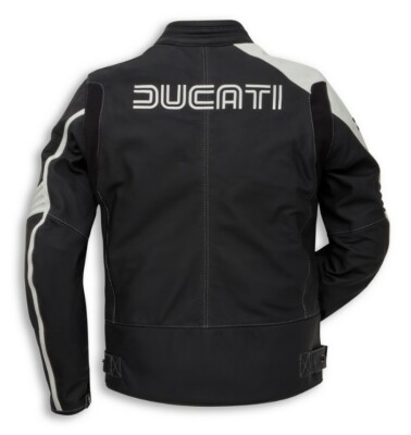 Ducati Dainese 77 Retro Leather Jacket Black New 2020 | eBay